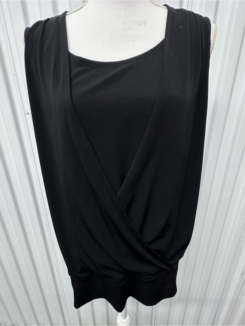 Chico’s Black Sleeveless Top